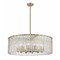 Z-Lite Glacier Chandelier, 12-Light, 32.5 In.W x 12 In.H, Modern Gold/Clear 1943P32-MGLD - alternate 4